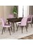 Hestia Serisi Mdf Mutfak-Salon Masa Sandalye Takımı (4 Sandalyeli) 1