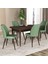 Hestia Serisi Mdf Mutfak-Salon Masa Sandalye Takımı (4 Sandalyeli) 1