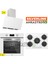 BO6502W02 - CS5365W01 - 3457 Soho 60 Beyaz Cam Ankastre Set 1