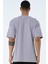 Basic Erkek Bisiklet Yaka Oversize Kalıp Kısa Kollu T-Shirt 2