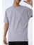 Basic Erkek Bisiklet Yaka Oversize Kalıp Kısa Kollu T-Shirt 4