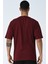 Basic Erkek Bisiklet Yaka Oversize Kalıp Kısa Kollu T-Shirt 2