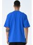Basic Erkek Bisiklet Yaka Oversize Kalıp Kısa Kollu T-Shirt 2