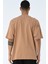 Basic Erkek Bisiklet Yaka Oversize Kalıp Kısa Kollu T-Shirt 2