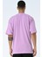 Basic Erkek Bisiklet Yaka Oversize Kalıp Kısa Kollu T-Shirt 2