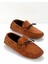 Taba Süet Leather Erkek Loafer Ayakkabı E01549913402 1