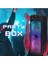 Işıklı Büyük Boy Party Box Bluetooth Hoparlör Taşınabilir Şarjlı Ses Sistemi Radyolu Karaoke 5