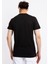 Erkek/ Baskılı O-Yaka T-Shirt Libestatuas - Siyah 4