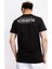 Erkek/ Baskılı O-Yaka T-Shirt Bandos - Siyah 3