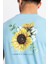 Erkek/ Baskılı O-Yaka T-Shirt Girasol - Açık Mavi 5