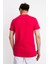 Erkek/ Baskılı O-Yaka T-Shirt Anillo - Macenta 4