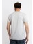 Erkek/ Baskılı O-Yaka T-Shirt Apiso - Gri Melanj 4