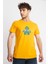 Erkek/ Baskılı O-Yaka T-Shirt Anillo - Koyu Sarı 1