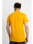 Erkek/ Baskılı O-Yaka T-Shirt Apiso - Koyu Sarı 4