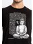 Erkek/ Baskılı O-Yaka T-Shirt Budestatuas - Siyah 5