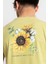 Erkek/ Baskılı O-Yaka T-Shirt Girasol - Açık Haki 5
