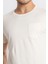 Erkek/ O-Yaka Cepli T-Shirt Bolsillo - Ham Pamuk 4