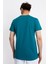 Erkek/ Baskılı O-Yaka T-Shirt Apiso - Göl Yeşili 4
