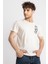 Erkek/ Baskılı O-Yaka T-Shirt Bandos - Ham Pamuk 2