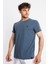 Erkek/ Baskılı O-Yaka T-Shirt Premiver - Lacivert Melanj 1