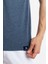 Erkek/ Baskılı O-Yaka T-Shirt Premiver - Lacivert Melanj 5