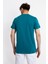 Erkek/ Baskılı O-Yaka T-Shirt Anillo - Göl Yeşili 4