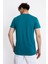 Erkek/ Baskılı O-Yaka T-Shirt Premiver - Göl Yeşili 3