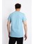 Erkek/ O-Yaka Cepli T-Shirt Bolsillo - Açık Mavi 3