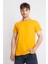 Erkek/ Baskılı O-Yaka T-Shirt Premiver - Koyu Sarı 1