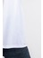 Erkek/ Oversize O-Yaka T-Shirt Basuelto - Beyaz 5