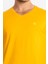 Erkek/ V-Yaka T-Shirt Veralpes - Koyu Sarı 4