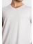 Erkek/ V-Yaka T-Shirt Disimplo - Kahve Melanj 4