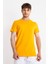 Erkek/ O-Yaka Cepli T-Shirt Bolsillo - Koyu Sarı 2