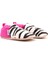 Pembe Zebra Pamuklu Kaydırmaz Ilk Adım Bebek Patik 1