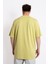 Erkek/unisex Baskılı Oversize O-Yaka T-Shirt Suelto - Açık Haki 4