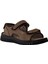 38506 Arya-G Kum Kadın Comfort Deri Sandalet 1