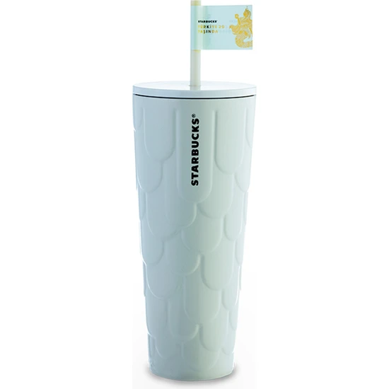 Starbucks® 20. Yıl Paslanmaz Çelik Soğuk Içecek Bardağı - Beyaz - 710 ml - 11148302