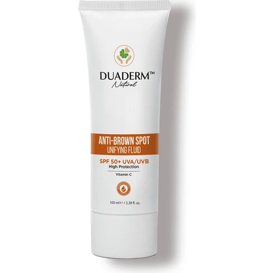 Duaderm Leke Karşıtı Yüksek Koruma Anti-Brown Vücut Güneş Kremi Spf 50+ (Vitamin C + Uva UVB)100ML