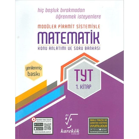 Karekök Yayıncılık TYT Matematik 1.Kitap Mps Konu Anlatımlı
