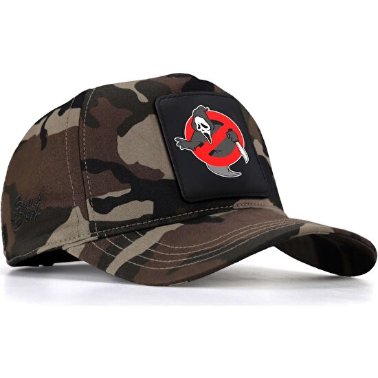 Black Börk V1 V1 Baseball Hayalet - 1 Kod Logolu Unisex Kamuflaj Şapka (CAP)