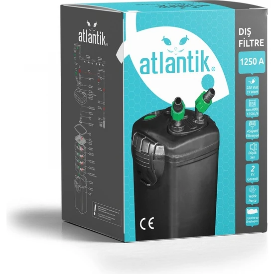 Atlantik 1250A Akvaryum Dış Filtre