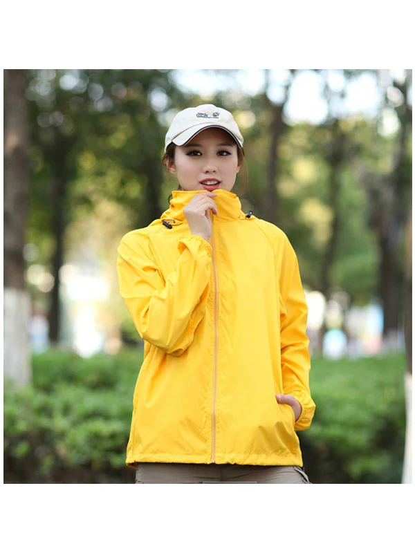 Fengxun-HB Erkekler ve Kadınlar Için Güneş Koruma Giysisi Kapüşonlu Cilt Giyimi Açık Hava Sporları Güneş Koruma Giysisi Su Geçirmez Güneşlik Giysisi (Yurt Dışından)
