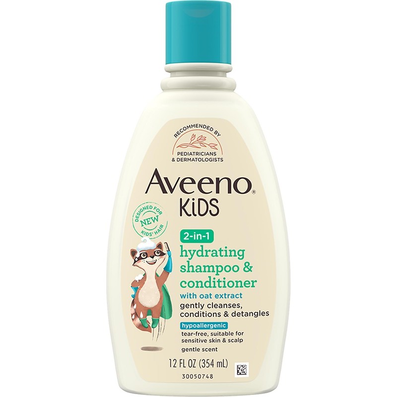 Aveeno Kids 2'si 1 Arada Nemlendirici Şampuan ve Saç Kremi 354ML