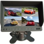 Sound City 7 Inch Monitör Okul Seti Yüksek Çözünürlük ve Dört Video Girişi ile Araç Uyumluluğu