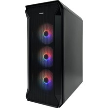 Dark Guardian 750W 80+ Bronze 4x12cm RGB LED Fanlı Full Cam Yan ve Mesh Ön Panel USB 3.0 Bilgisayar Kasası (DKCHGUARDIAN750BR)