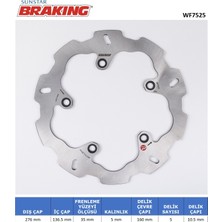 Ebc Dalgalı Arka Fren Diski / Bmw / R 1250 Rt / 1250CC / Arka  / 2019-2020-2021-2022