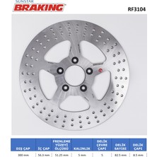 Ebc Yuvarlak Ön Fren Diski / Harley D. / Xl 883 L Superlow / 883CC / Ön  / 2014-2015-2016-2017-2018
