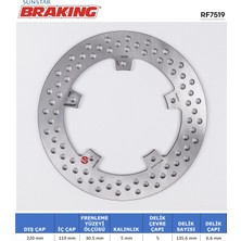 Ebc Bmw S 1000 R / Rr Yuvarlak Arka Fren Diski / Bmw / S 1000 R / 1000CC / Arka  / 2014-2015-2016-2017-2018-2019