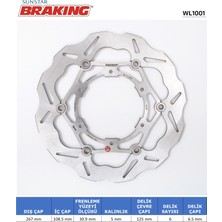 Ebc Ktm Adventure 1050-1090-1190-1290 Dalgalı Arka Fren Performans Diski / Ktm / Super Adventure / R / S / T / 1290CC / Arka  / 2015-2016-2017-2018-2019-2020-2021-2022