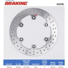 Ebc Honda Ntv 650 / Cbr 1000 F / Vt 1100 / Cb 1300 Yuvarlak Arka Fren Diski / Honda / Vt C Shadow / 1100CC / Arka  / 1995-1996-1997-1998